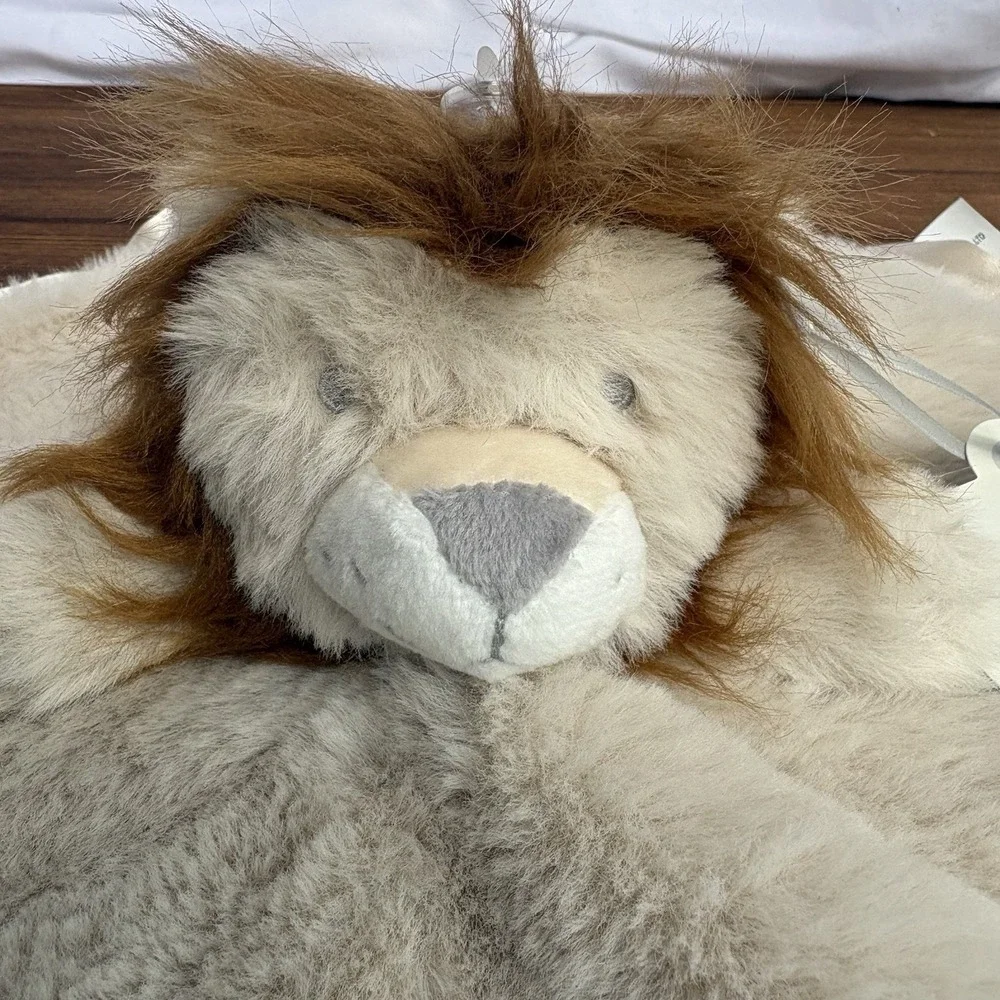 Cloud Island‎ Lion Security Blanket Lovey Satin Back Plush Baby